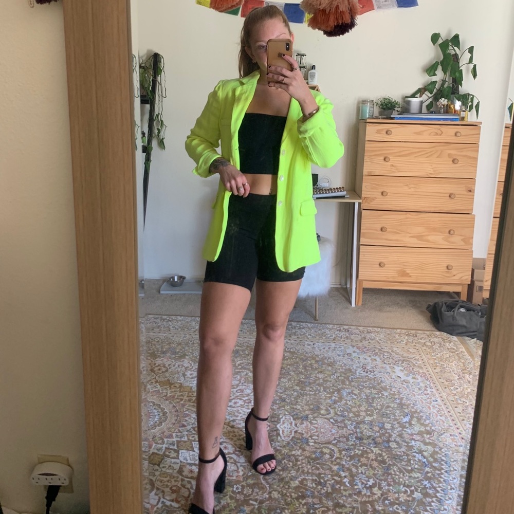 Polo by Ralph Lauren Neon Citrus linen blazer